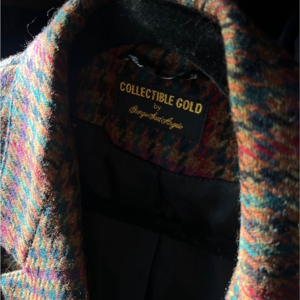 Multicolor Houndstooth Blazer - image 4